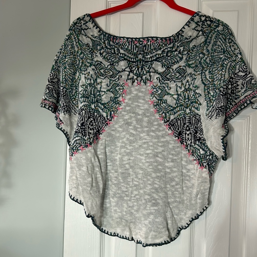 Free People Mayan Starburst Embroidered Sweater - Picture 6 of 7